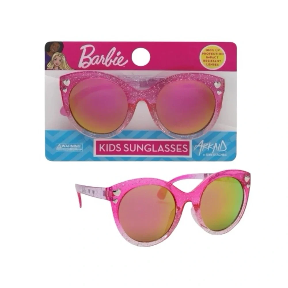 Barbie Pink Glitter Cat Eye Sunglasses